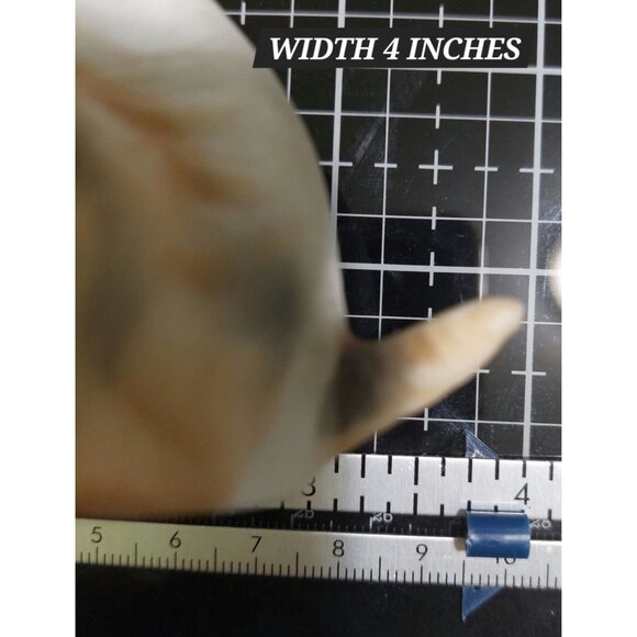 Vintage Porcelain Wire Haired Terrier Dog Figurine 4" Hand-Painted Made In Korea - Picture 8 of 9